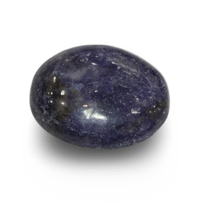 Natural Lapis Lazuli | Oval Cabochon | Deep Blue with Pyrite | IGC Certified  Certificate No.: IGCDKBAJ42513
