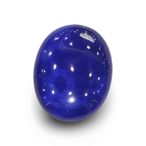 12.50 Ratti Natural Lapis Lazuli | Oval Cabochon | Deep Royal Blue with Pyrite | Certified by IGC