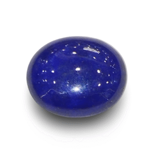 Natural Lapis Lazuli | Govt. Lab Certified | Oval Cabochon | Blue with Pyrite Certificate No.: IGCDKBAJ42508