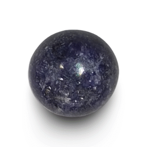 Natural Lapis Lazuli | Govt. Lab Certified | Round Cabochon | Deep Blue with Pyrite Sparkles  Certificate No.: IGCDKBAJ44674
