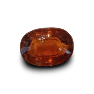 7.50 Ratti Natural Hessonite Garnet | Brownish Orange | Oval Mix Cut | Certified
