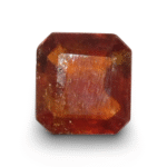 7.39 Ratti Natural Hessonite (Gomed) | Octa Step Cut | IGC Certified