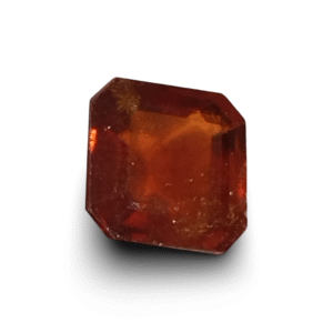 7.39 Ratti Natural Hessonite (Gomed) | Octa Step Cut | IGC Certified