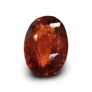 5.39 Ratti Natural Hessonite Garnet | Certified Oval Cut | Orangish Brown