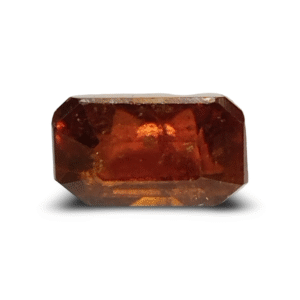 6.44 Ratti Natural Hessonite (Gomed) | Octa Step Cut | IGC Certified