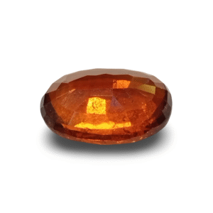 6.39 Ratti Natural Hessonite Garnet | Certified | Oval Mix Cut | Brownish Orange