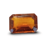 5.22 Ratti Certified Natural Hessonite Garnet | Octa Step Cut | Brownish Orange