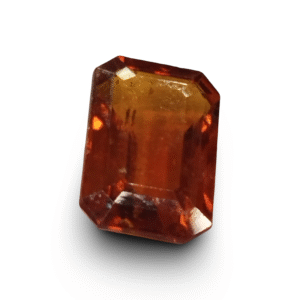 5.22 Ratti Certified Natural Hessonite Garnet | Octa Step Cut | Brownish Orange