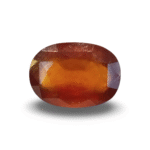 6.28 Ratti Natural Hessonite Garnet | Certified | Oval Mix Cut | Brownish Orange