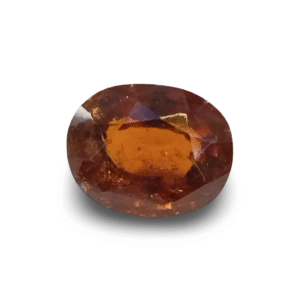 6.06 Ratti Certified Natural Hessonite Garnet | Oval Mix Cut | Brownish Orange