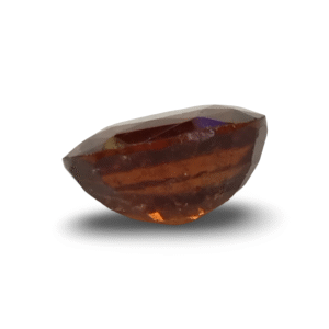 6.06 Ratti Certified Natural Hessonite Garnet | Oval Mix Cut | Brownish Orange