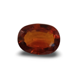 6.22 Ratti Certified Natural Hessonite Garnet | Oval Mix Cut | Brownish Orange