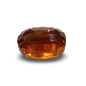 6.44 Ratti Certified Natural Hessonite Garnet | Oval Mix Cut | Brownish Orange