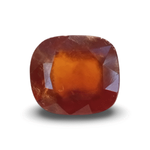 6.28 Ratti Certified Natural Hessonite Garnet | Cushion Mix Cut | Brownish Orange