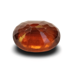 6.06 Ratti Certified Natural Hessonite Garnet | Oval Mix Cut | Brownish Orange
