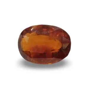 6.11 Ratti Certified Natural Hessonite Garnet | Oval Mix Cut | Brownish Orange
