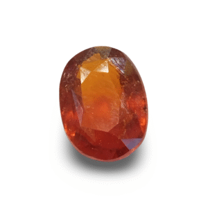 6.50 Ratti Natural Hessonite (Gomed) | Oval Mix Cut | IGC Certified