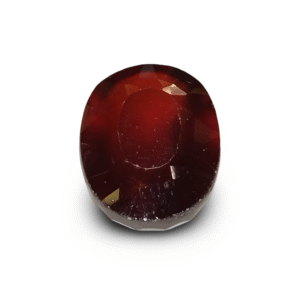 10.56 Ratti Certified Natural Hessonite Garnet | Oval Mixed Cut | Brownish Orange