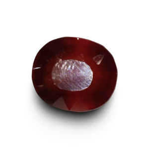 10.06 Ratti Certified Natural Hessonite Garnet | Oval Mixed Cut | Brownish Orange Gemstone