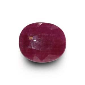 15.00 Ratti Natural Ruby | Certified Oval Red Corundum Gemstone