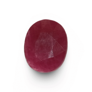 Natural Ruby | Oval Cut | Deep Red Color | IGC Certified No.: IGCDKBAJ47511