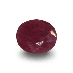 5.06 Ratti Natural Ruby | Oval Cut Red Gemstone | IGC Certified
