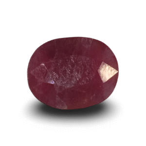 9.17 Ratti Natural Ruby | Certified Oval Cut Red Corundum