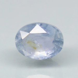 7.34 Ratti Natural Blue Sapphire with Yellow Staining | Oval Mixed Cut | Untreated | Govt. Lab Certified