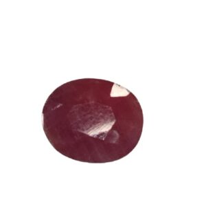 5.56 Ratti Natural Ruby | Oval Mix Cut | Deep Red | IGC Certified