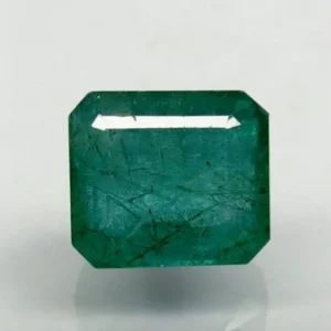 Natural Emerald | Govt. Lab Certified | Octagon Step  Cut | Green Report No.9498D38438