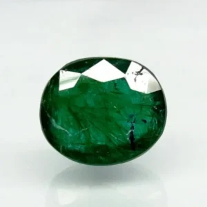 Natural Emerald | Govt. Lab Certified | Oval Mixed Cut | Green Report No.9498D38442