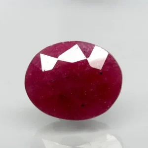 Natural Purplish Red Ruby | Certified Unheated | Oval Mixed Cut Report No. 9498D38413