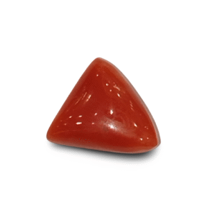4.33 Ratti Natural Italian Red Coral | Certified Untreated | Triangular Cabochon